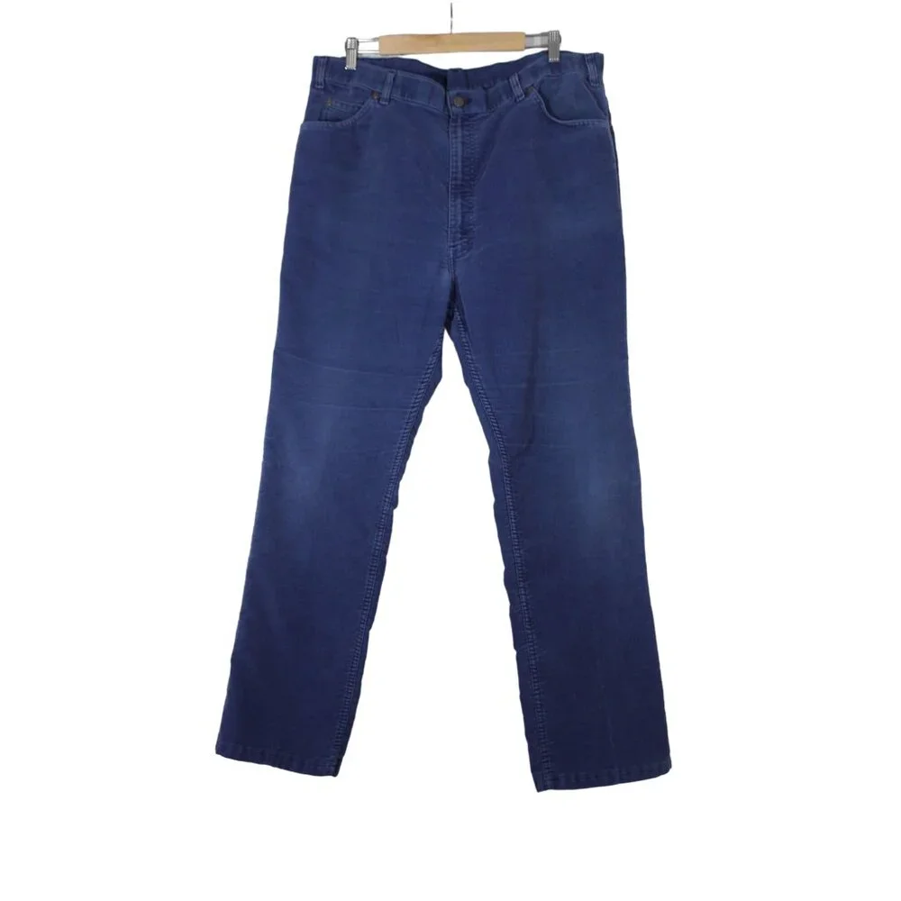 Levi's men's 80s 90s‎ vintage straight leg high waist corduroy pants jeans